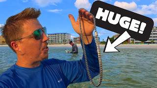 We Found a MASSIVE Chain in the Water