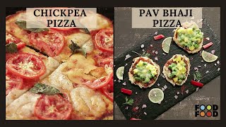 Chickpea Pizza & Pav Bhaji Pizza  | FoodFood