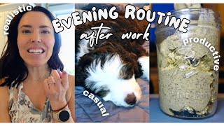 After Work EVENING Routine as a WORKING MOM- physician assistant (reset after 8-5)