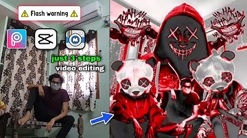 ⚠️ Flash Warning Tutorial in 3 steps ⚠️  - Tiktok Trending - Instagram reels | Anime | Video Editing