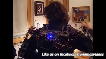 This man has built an exoskeleton suit that controls another robot. Pacific Rim anyone?