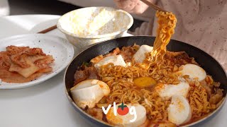 You Wanted a Spicy Vlog? / Costco Recommendations / Soft Tofu Ramyun / Nakgopsae, Pork Backbone Stew