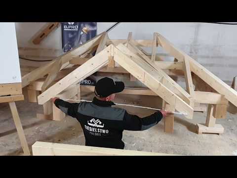 Wideo: System Krokwiowy Dachu Dwuspadowego Na Tekturę Falistą, W Tym Jego Schemat I Konstrukcja, A Także Cechy Montażowe