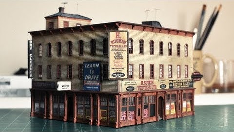 Wachter Apts by Fos Scale Models Build in HO Scale