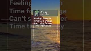 Vacations - Away (lyrics)