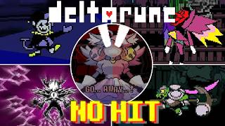 Deltarune ALL Secret Bosses Shadow Crystal NO HIT [Chapters 1-5]