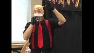 Amazing bubble making demonstration.