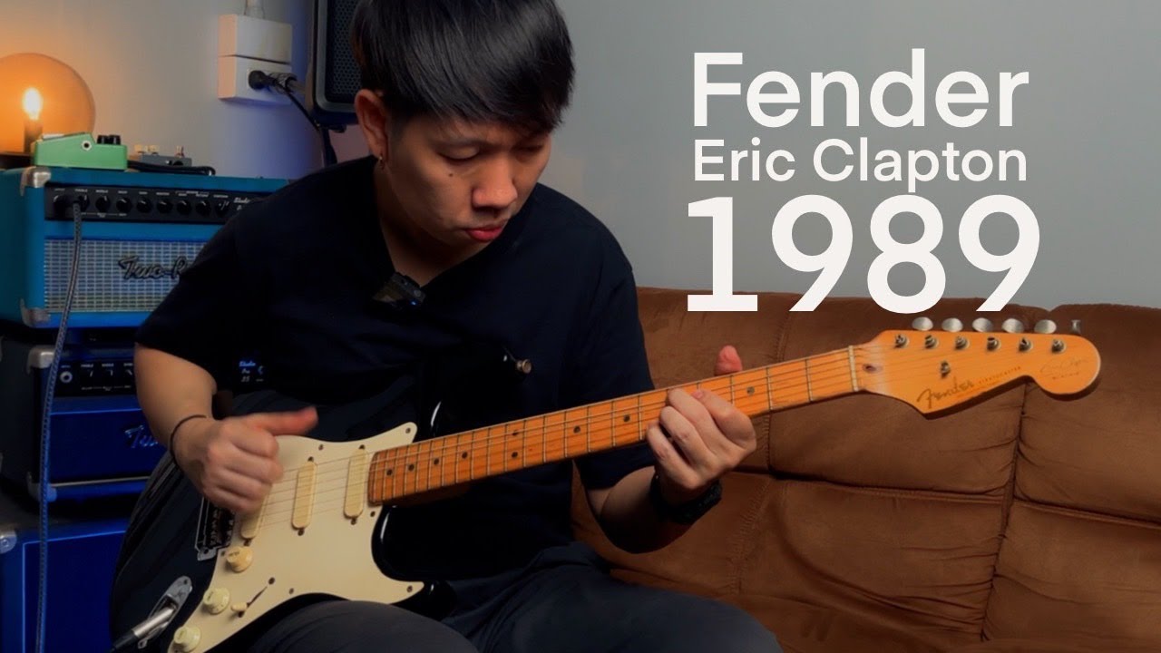a*e様 フェンダーUSAクラプトン ストラト1989年 初期 ラッカーリフィニ Fender Eric Clapton Stratocaster Torino Red / Lace Sensor