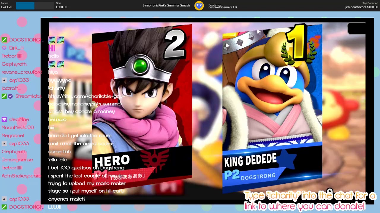 SYMPHONICPINK SUMMER SMASH FOR GET WELL GAMERS UK