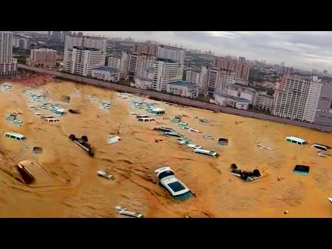 Dozens of cities go under water!! Worst flood in China in 60 years!