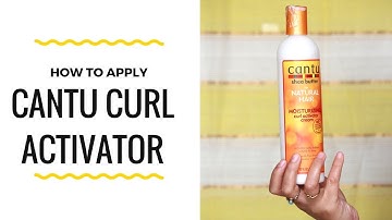 Cantu Curl Activator: How to Apply on Curly Hair (1 min Tutorial)