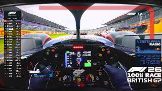 ULTRA REALISTIC F1 26 - Max Verstappen Great Britain GP Full Race screenshot 3