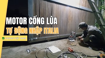 Motor Cổng Lùa Tự Động Nhập Italia | ✅ Funas - Đà Nẵng