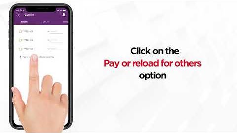 How to reload/pay for others via the MyDialog App