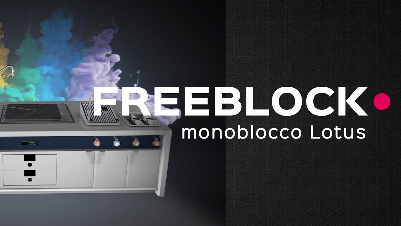 LOTUS - FREEBLOCK | monoblocco | cucina modulare