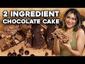 How To Make The Fudgiest Chocolate Cake with Just 2 In￼gredients I Low Carb