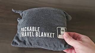 Ultimate Travel Companion- GForce Packable Travel Blanket- soft & convenient! Best travel blanket! screenshot 1