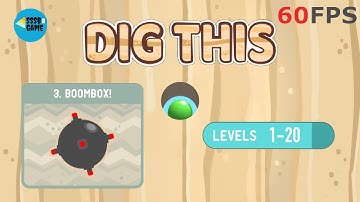 Dig This: BOOMBOX!  Level 3-1 To 3-20 , iOS/Android Walkthrough