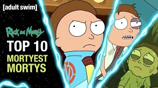 Top 10 Mortyest Mortys of All Time | Rick and Morty | adult swim