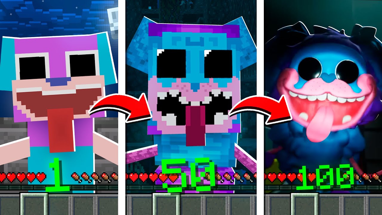 PJ Pug-A-Pillar (Poppy Playtime) Minecraft Mob Skin