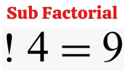 How to Solve।।Sub-Factorial(Left-Factorial)🤔।। #maths#viral#video#shorts#trendind#short#tricks#trick