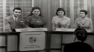 1957 High school exchange students  Lebanon, France, Israel, Turkey. Subject  Prejudice part 2