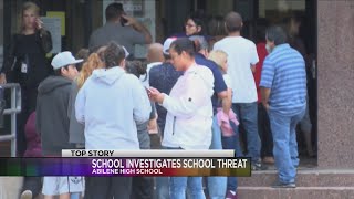 Parents flood Abilene High after reported rumor