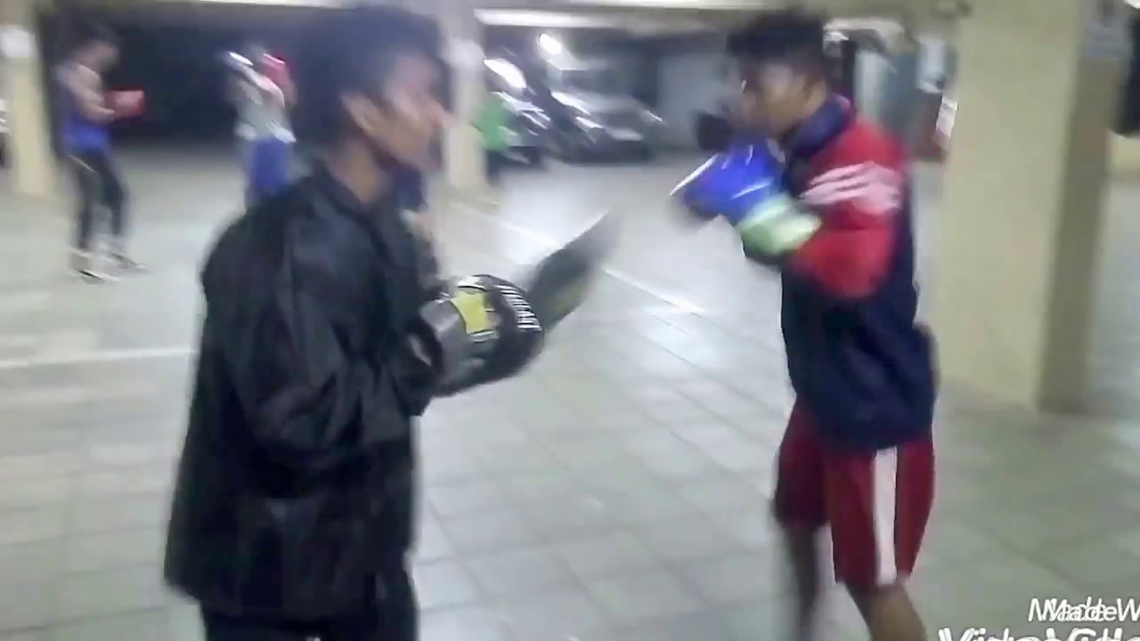 how to set punches on punching pad Mitt drill