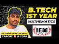 #iem🛑How to Score 9+ SGPA in IEM Saltlake/Newtown 1st Year MATHS❓🧠#wbjee #wbjee2026 #maths