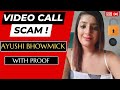 Uncut actress ayushi bhowmick call scam exposed  proof attached