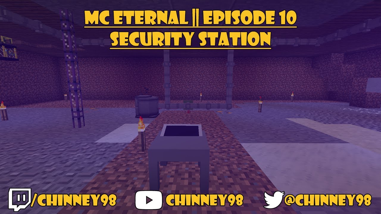 Modded Minecraft Server || MC Eternal || Episode 10 - Security Station ...