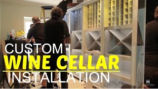 Doing what we do best! A brief look around the factory and the process of a residential bespoke wine cellar installation.