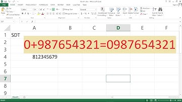 Cách thêm số 0 vào đầu số trong Excel dễ dàng nhất | Hướng dẫn bởi Titanman0071