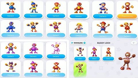 ROCKET BUDDY ALL BUDDIES UNLOCKED GAMEPLAY