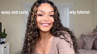 How I Style And Maintain Wavy/Curly Wigs