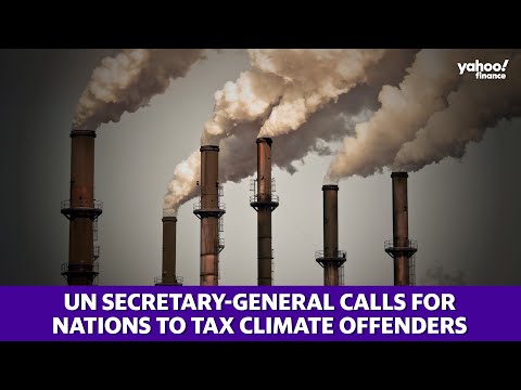 Pollution tax proposed by un secretary-general