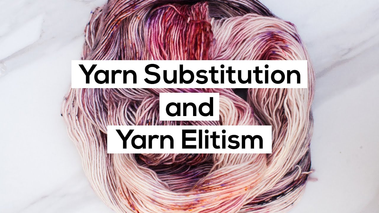 Crochet Yarn Substitution Chart