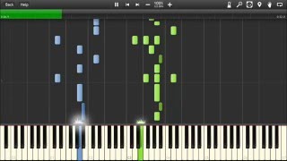 Toby Fox - Megalo Strike Back Earthbound 2012 - Piano Tutorial Synthesia
