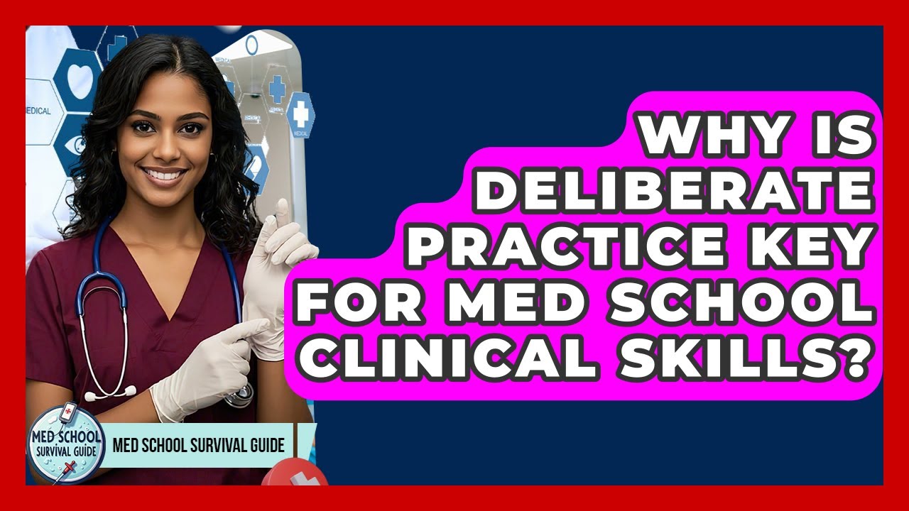 Why Is Deliberate Practice Key For Med School Clinical Skills? - Med School Survival Guide