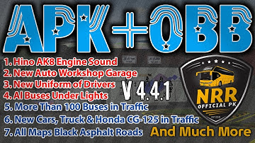 APK 4.4.1 | OBB 4.4.1 | Updated Bussid Game | New All Map Download APK | Pakistan Map Download