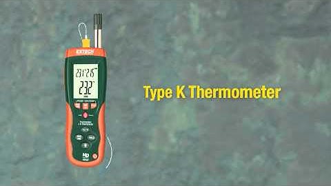 Extech Psychrometer with IR Thermometer Showcase Video