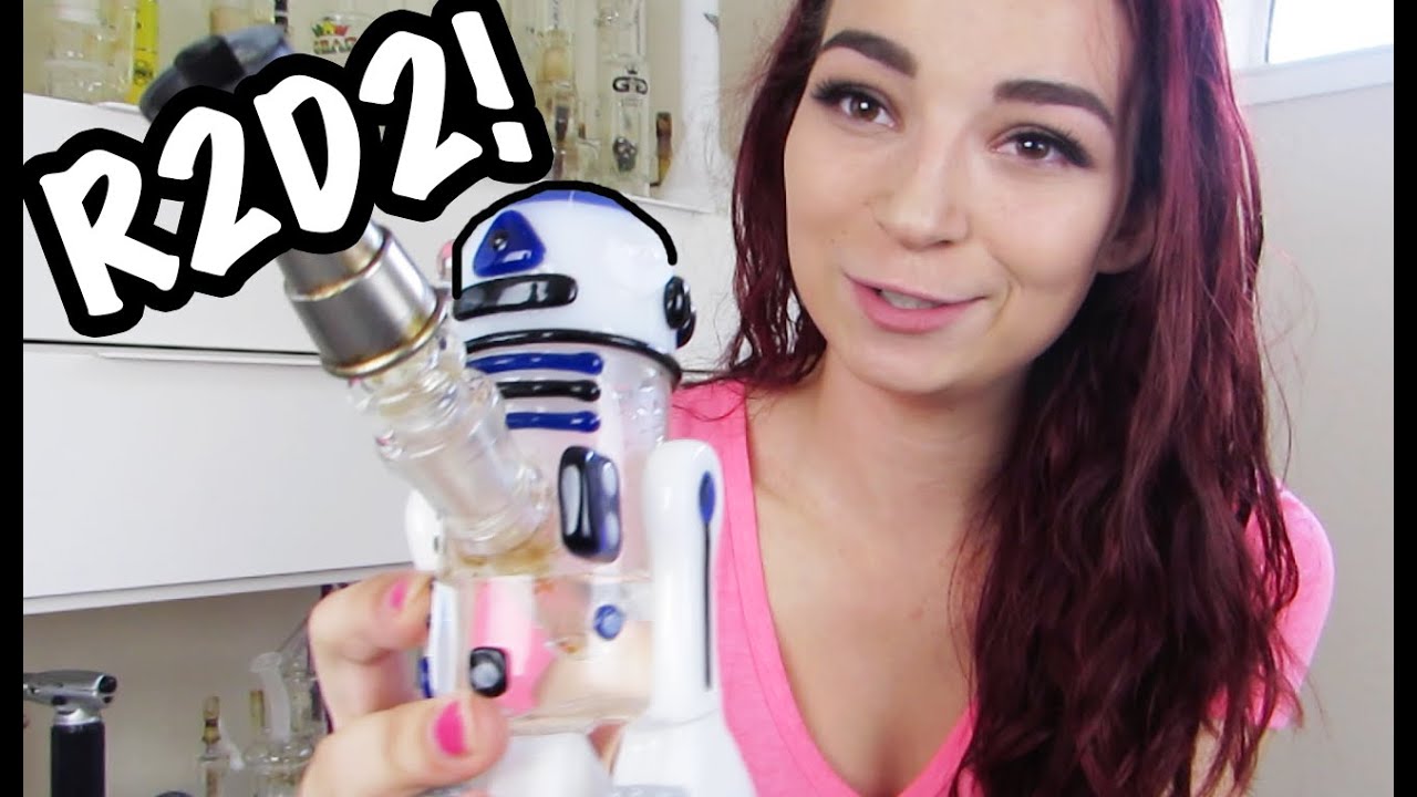 CRAZY FAT DABS IN MY R2-D2 BONG!!