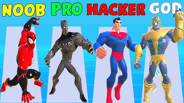 NOOB vs PRO vs HACKER vs GOD in Magic Hand Heroes