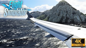 (4K) EXTREME CROSSWIND Landing at Gibraltar | Microsoft Flight Simulator 2020 | Ultra Graphics