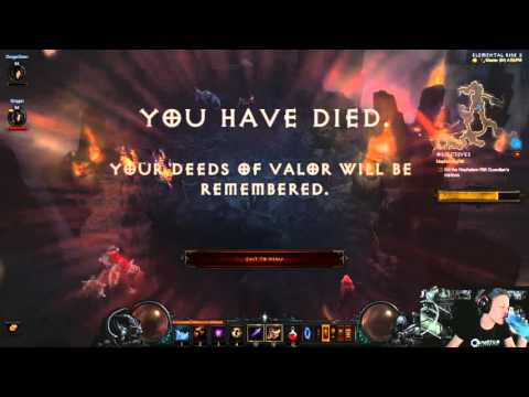MOST ROMANTIC DIABLO 3 DEATH | Stream Highlight