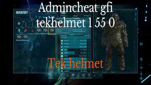 ARK Admin commands for Tek suit and more