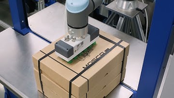 End-of-Line Strapping Solutions in Combination with a Collaborative Robot