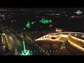 تصوير جوي للمنطقة الأثرية ويظهر مجمع المطاعم السياحي بدومة الجندل