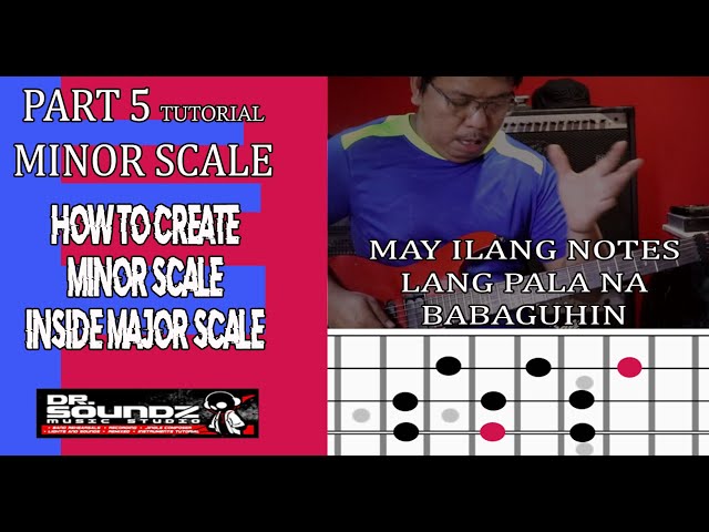 GUITAR TUTORIAL PART 5/ THE MINOR SCALE class=