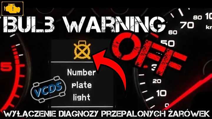 VCDS Disable Bulb warning Number plate light 